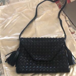 Faux leather handbag